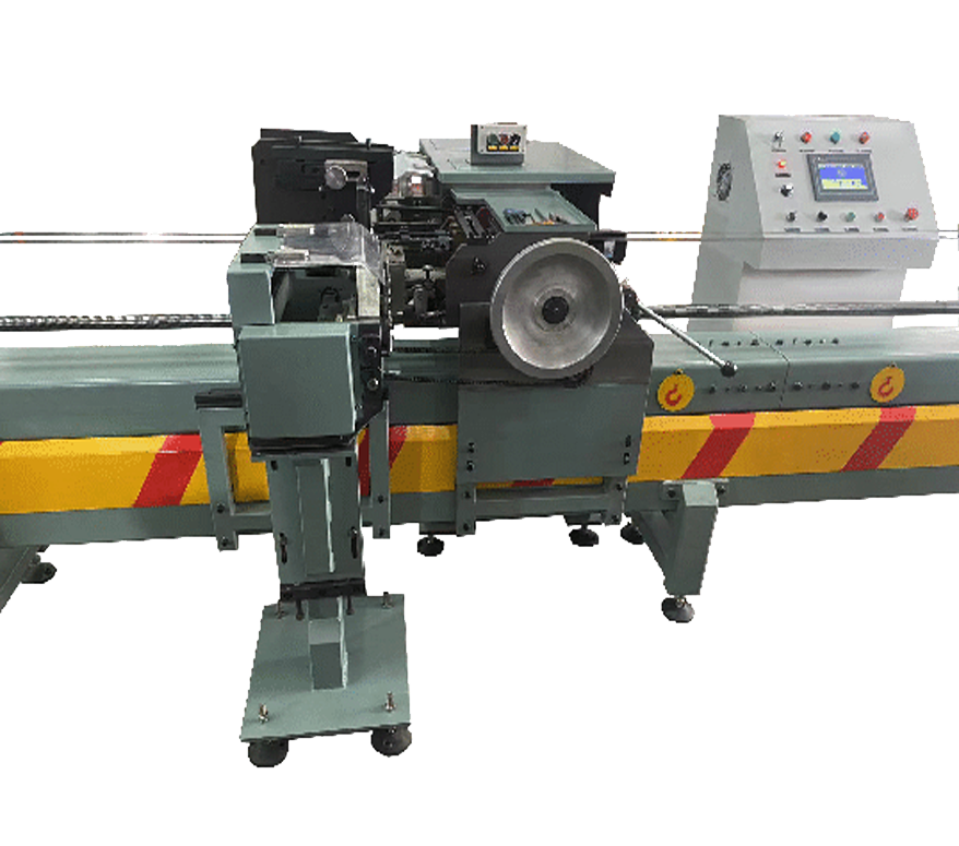 reed binding machine for airjet loom reed